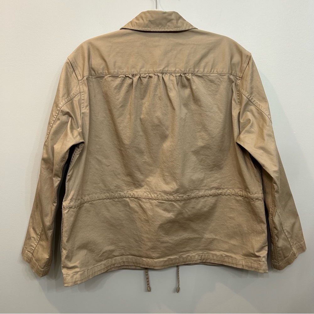Claire Waight Keller Military Casual Uniqlo Cotton Blend Jacket Beige Size XL - Picture 7 of 8
